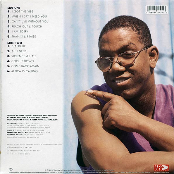 Frankie Paul - Come Back Again (LP) - PureSound Records
