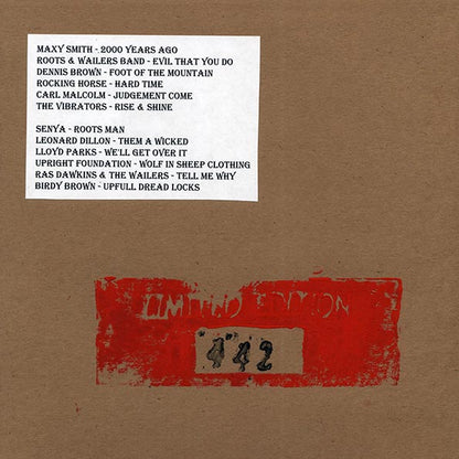 The Wailers, Leonard Dillon, Senya, Dennis Brown, Etc. - Roots & Culture At Randy's (SILKSCREEN EDITION) (hand-numbered ltd. ed.) (LP)
