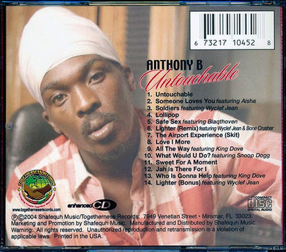 Anthony B - Untouchable (CD)
