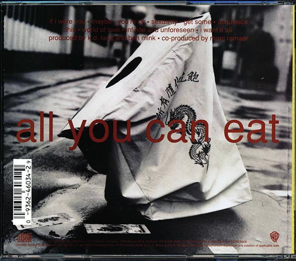 KD Lang - All You Can Eat (CD)