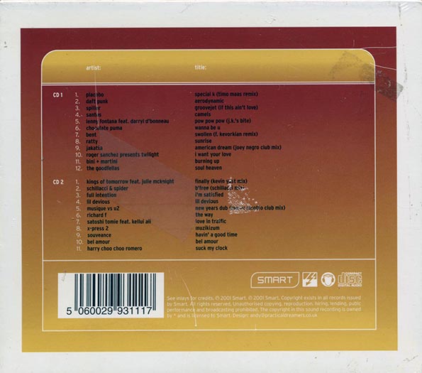 Daft Punk, Placebo, Spiller, Etc. - Burning Up: The Ultimate Guide To Miami's Most Wanted (23 tracks) (CD)