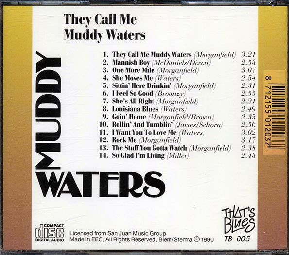 Muddy Waters - They Call Me Muddy Waters (CD)