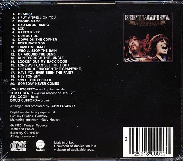 Creedence Clearwater Revival - Chronicle: The 20 Greatest Hits (CD)