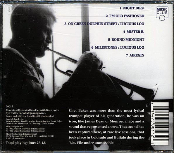 Chet Baker - In A Soulful Mood (CD)