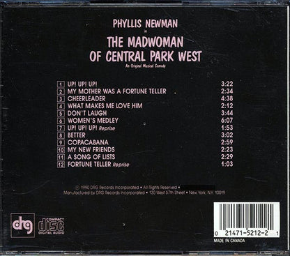 Phyllis Newman - The Madwoman Of Central Park West (CD)