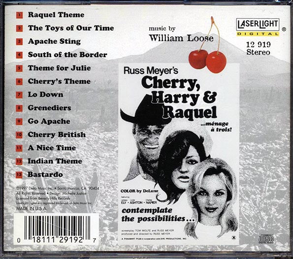 William Loose - Cherry, Harry & Raquel Original Motion Picture Soundtrack (CD)