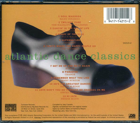 Manhattan Transfer, Blue Magic, Manu Dibango, Etc. - Atlantic Dance Classics (CD)