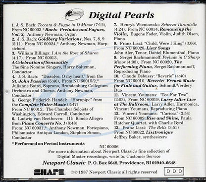 Bach, William Billings, Handel, Etc. - Digital Pearls Newport Classics (CD)