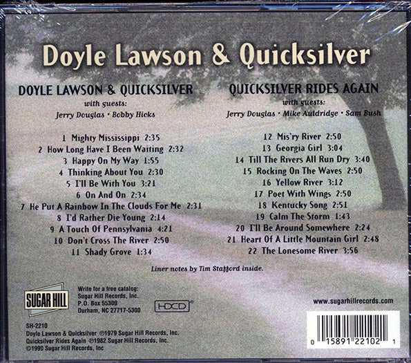 Doyle Lawson, Quicksilver - The Original Band (2 albums on 1 CD) (CD)