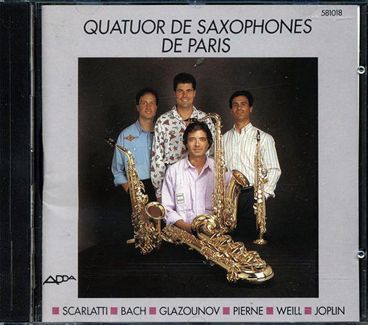 Quatuor De Saxophones De Paris - Quatuor De Saxophones De Paris (CD)