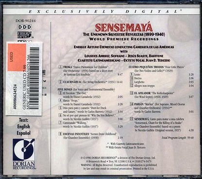 Sensemaya - The Unknown Revueltes (CD)