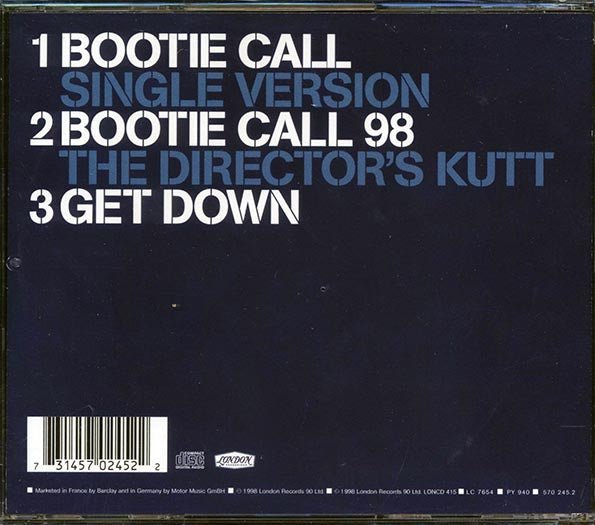 All Saints - Bootie Call (CD)