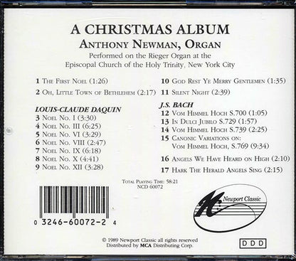 Anthony Newman - A Christmas Album (CD)