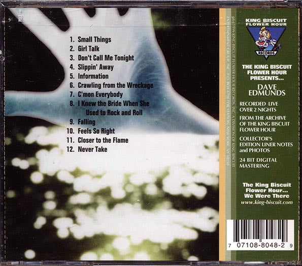 Dave Edmunds - King Biscuit Flower Hour Presents Dave Edmunds (CD)