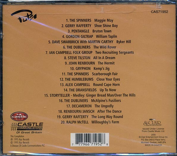 The Spinners, Pentangle, The Dubliners, Etc. - Folk Legends Volume 2 (CD)