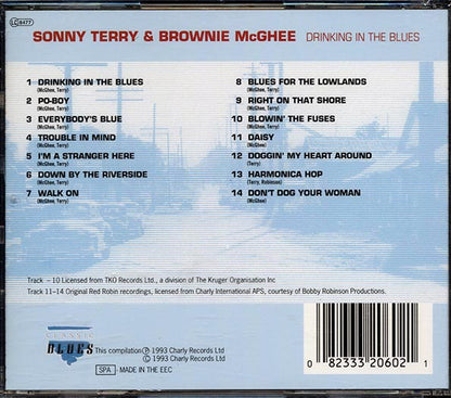 Sonny Terry, Brownie McGhee - Drinking In The Blues (CD)