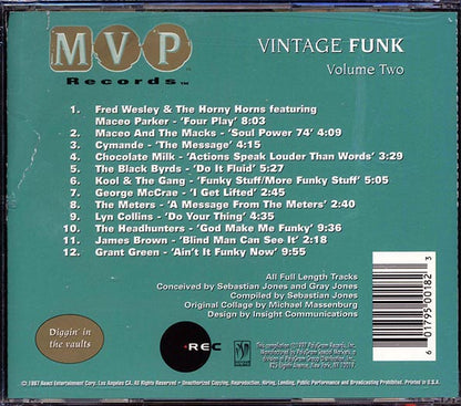 Kool & The Gang, Fred Wesley & The Horny Horns, Maceo & The Macks, Etc. - Vintage Funk Volume 2 (CD)