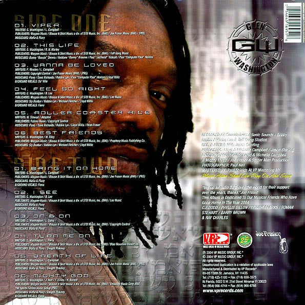 Glen Washington - Wanna Be Loved (LP) - PureSound Records