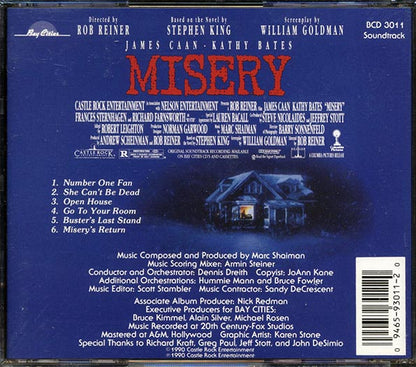 Mark Shaiman - Misery: Original Motion Picture Soundtrack (CD)
