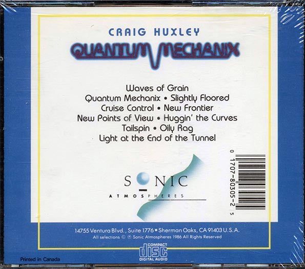 Craig Huxley - Quantum Mechanic (CD)