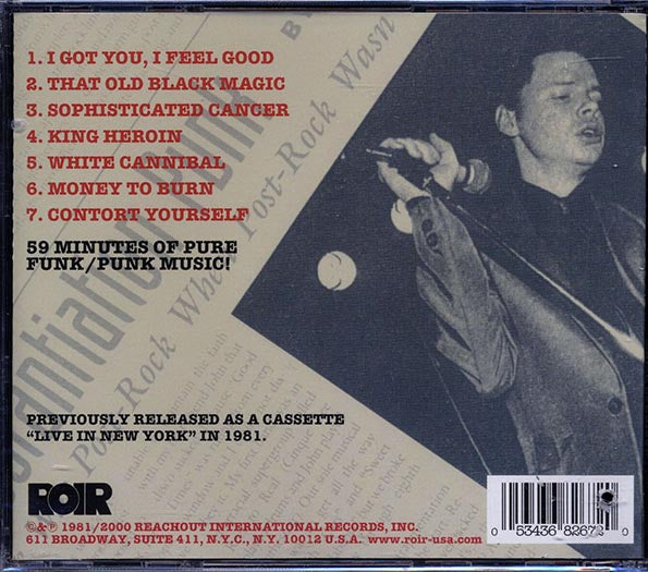 James Chance & The Contortions - White Cannibal (CD)