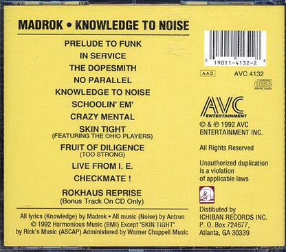 Madrok - Knowledge To Noise (CD)