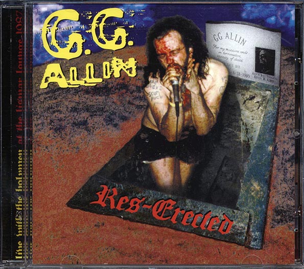 GG Allin - Res-Erected (CD)