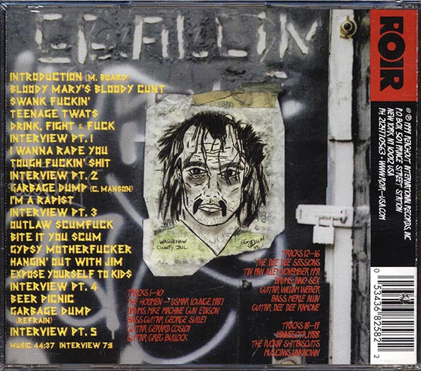 GG Allin - Res-Erected (CD)