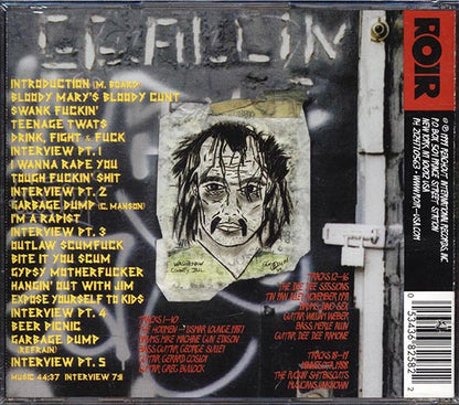 GG Allin - Res-Erected (CD)