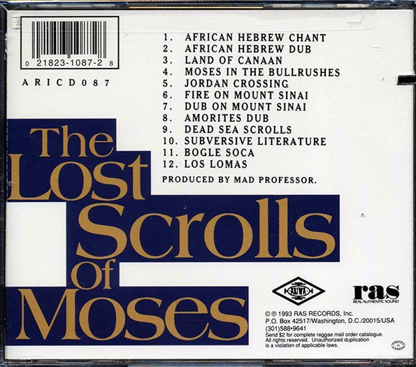 Mad Professor - The Lost Scrolls Of Moses (CD)