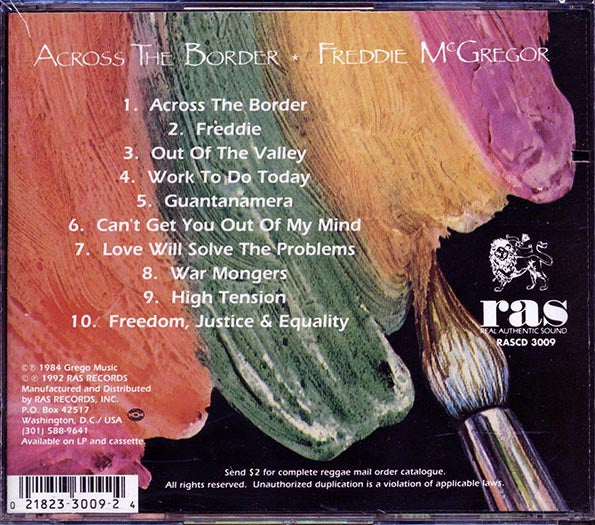 Freddie McGregor - Across The Border (CD)