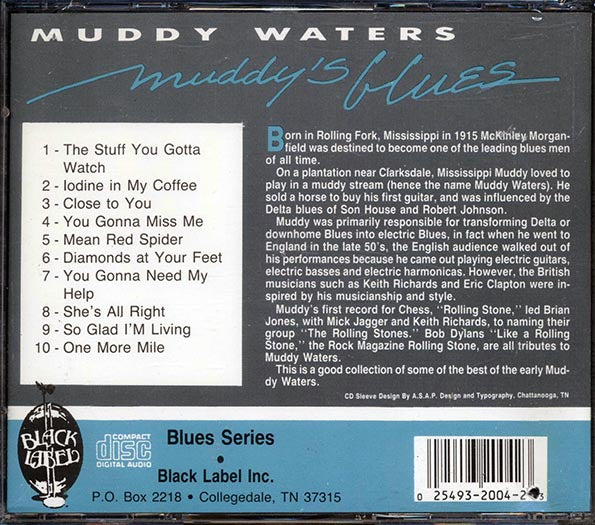 Muddy Waters - Muddy's Blues (CD)