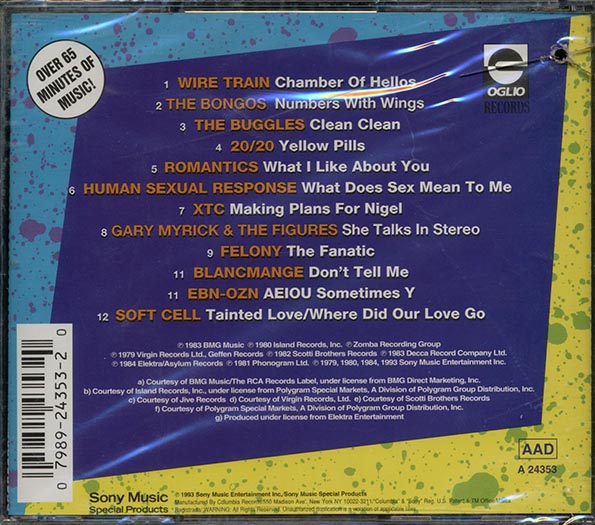 Wire Train, Bongos, Romantics, Etc. - Richard Blade's Flashback Favorites Volume 3 (CD)