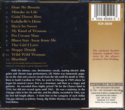 JB Hutto & The New Hawks - Masters Of Modern Blues (CD)