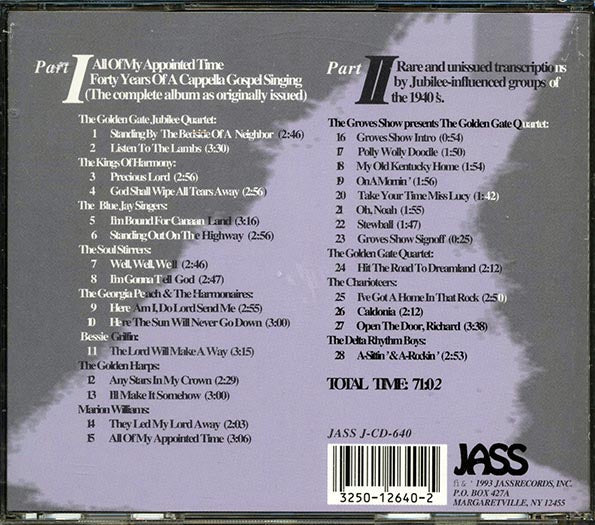 Golden Gate Quartet, The Golden Harps, Etc. - All Of My Appointed Time: 40 Years Of A Cappella Gospel Singing (CD)
