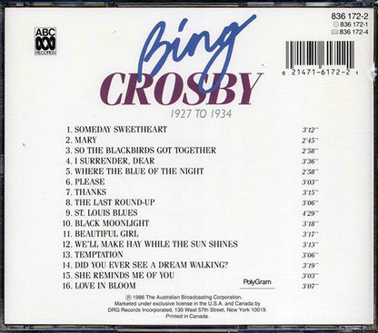 Bing Crosby - The Golden Years In Digital Stereo (CD)