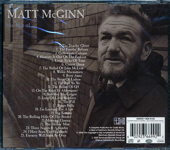 Matt McGinn - The Best Of (25 tracks)