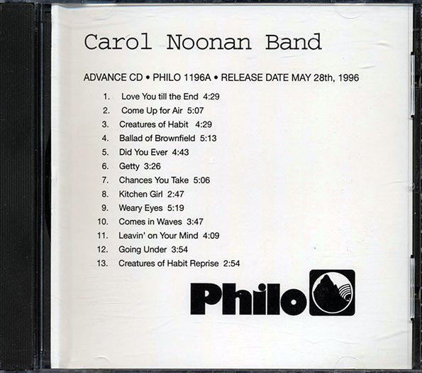 Carol Noonan Band - Noonan Building & Wrecking ADVANCE CD (CD)
