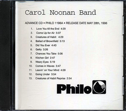 Carol Noonan Band - Noonan Building & Wrecking ADVANCE CD (CD)