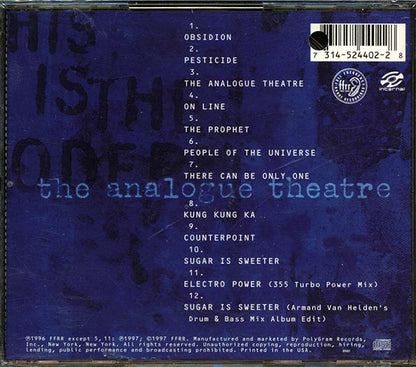 CJ Bolland - The Analogue Theatre (CD)