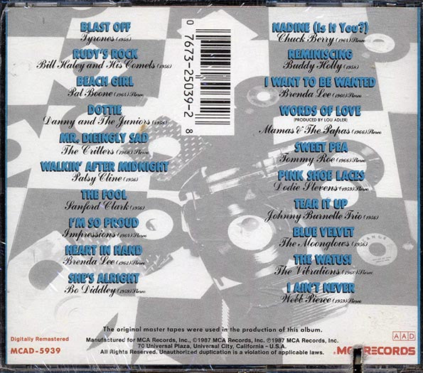 Tyrones, Pat Boone, Patsy Cline, Etc. - Vitage Music Volumes 17 & 18 (CD)