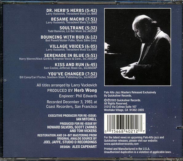 Larry Vuckovich - City Sounds, Village Voices (CD)