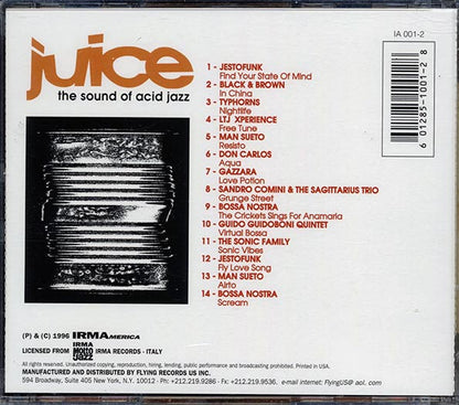 Jestofunk, Typhorns, Bossa Nostra, Etc. - Juice: The Sound Of Acid Jazz (CD)