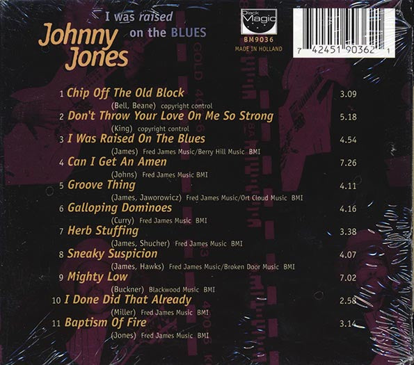 Johnny Jones - I Was Raised On The Blues (CD)
