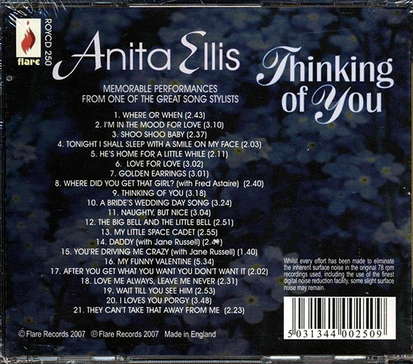Anita Ellis - Thinking Of You (CD)