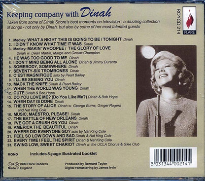 Dinah Shore - Keeping Company With Dinah (CD)