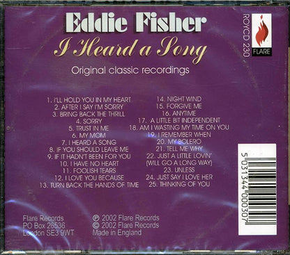 Eddie Fisher - I Heard A Song (CD)