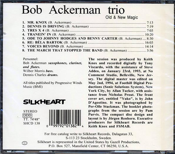 Bob Ackerman Trio - Old And New Magic (CD)