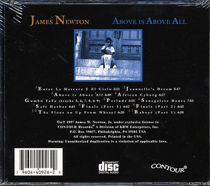 James Newton - Above Is Above All (CD)