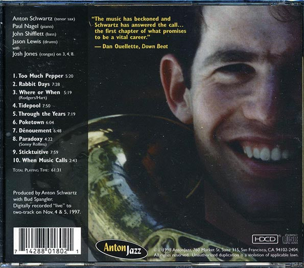 Anton Schwartz - When Music Calls (CD)